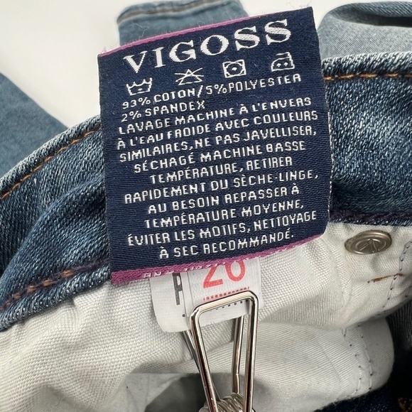 Vigoss Classic Fit Jagger Distressed Skinny Jeans Size 26 Women’s - Picture 8 of 9